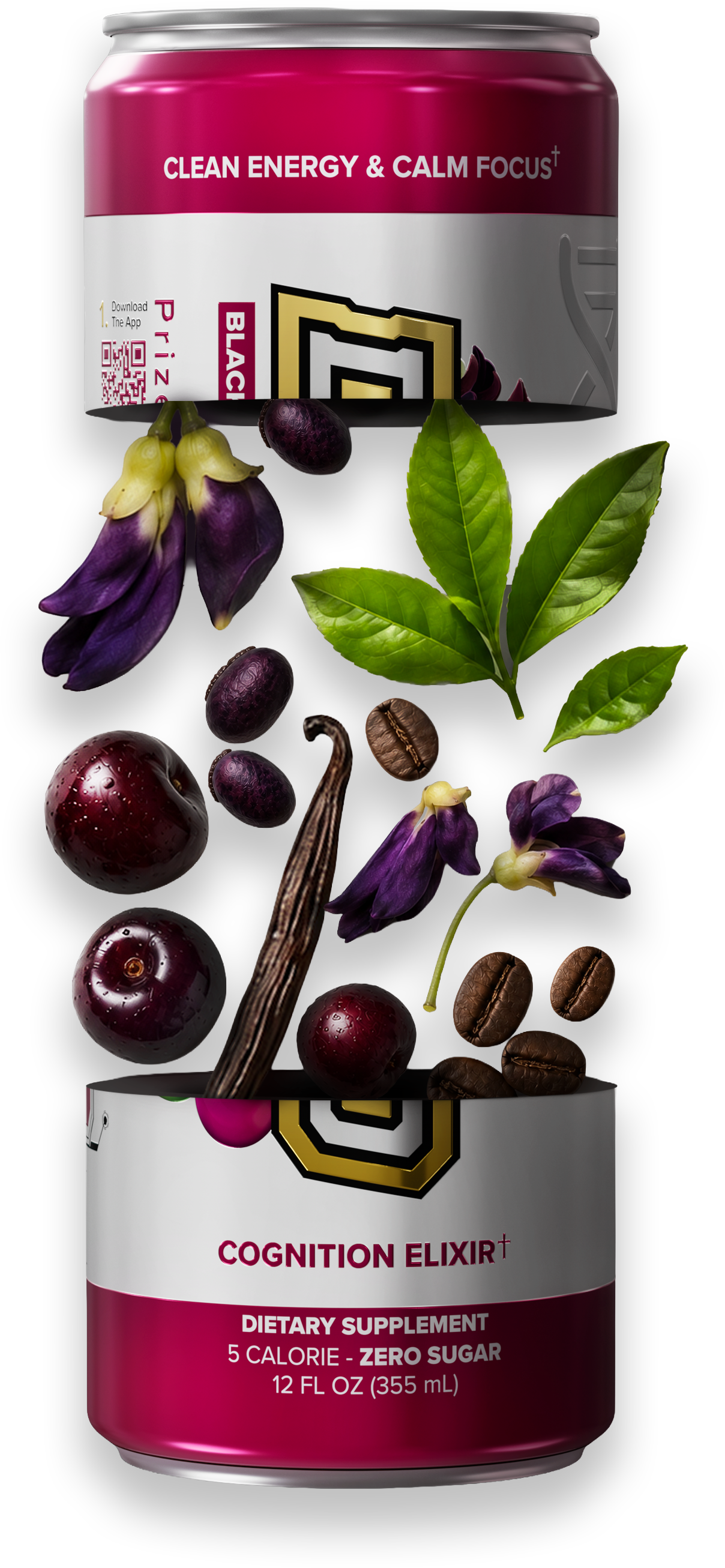 Black Cherry Vanilla Nootropic Focus Drink - Dialed Moods